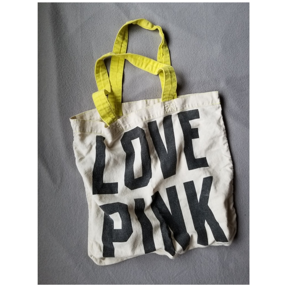 Victoria's Secret PINK canvas tote bag